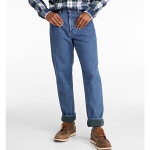 NWT LL Bean Men's Double L® Jeans, Classic Fit, Fleece-Lined, size 32x30